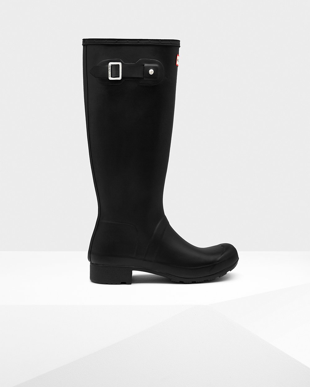 Women Hunter Original Tour Foldable | Tall Rain Boots Black | NZ-85267-SWAZ